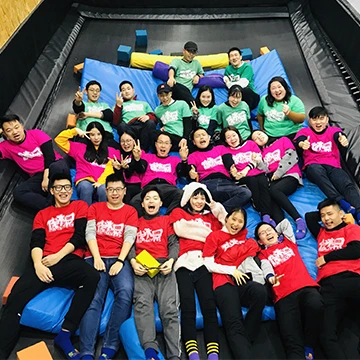 2019年乐趣足球第一嗨-多乐岛网红蹦床团建