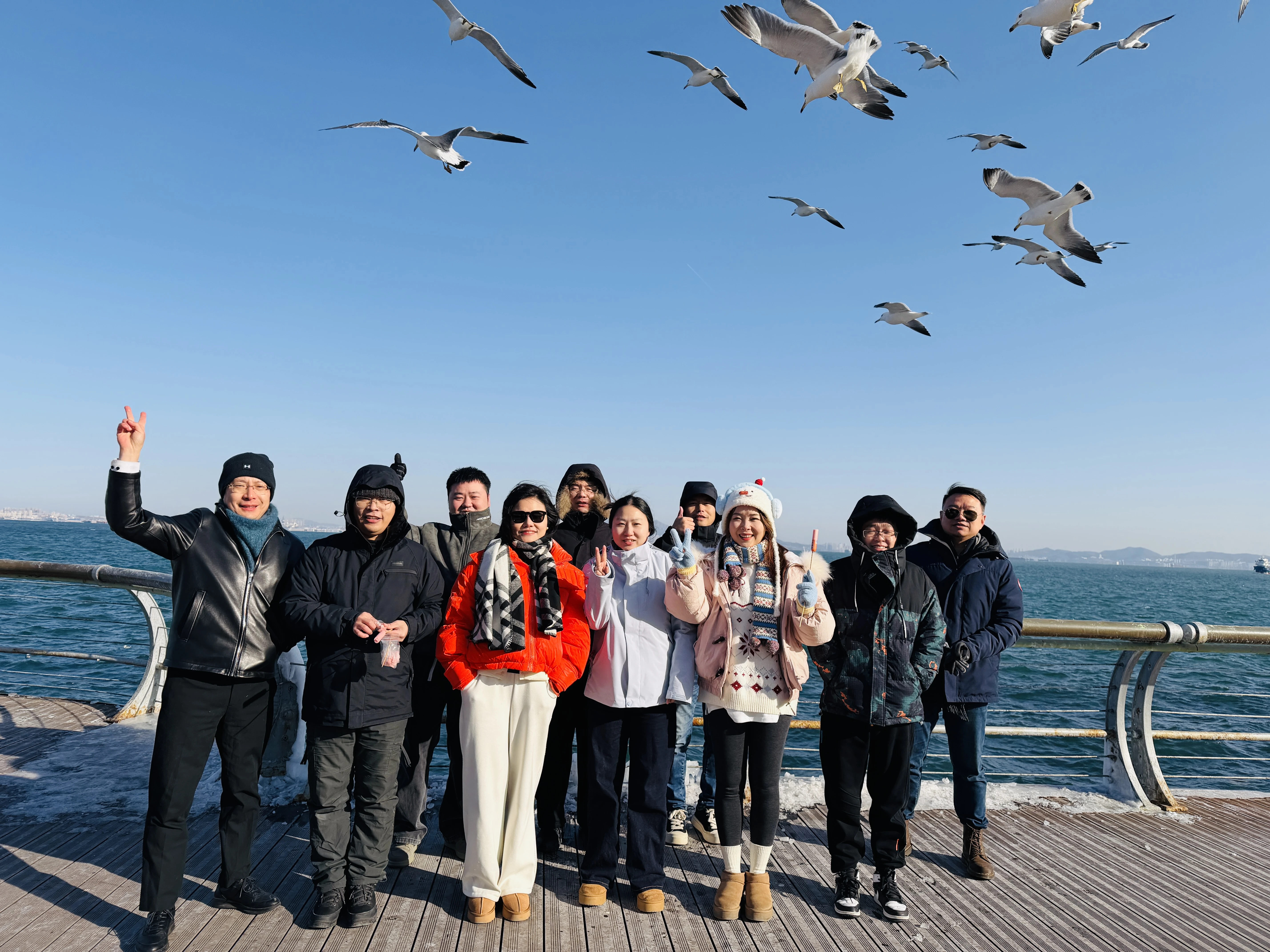 翰臣科技管理层大连团建｜以山海为序，赴新年新程